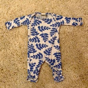 Spearmint Love baby floral onesie footie